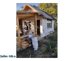 Loc casa cu camera din lemn